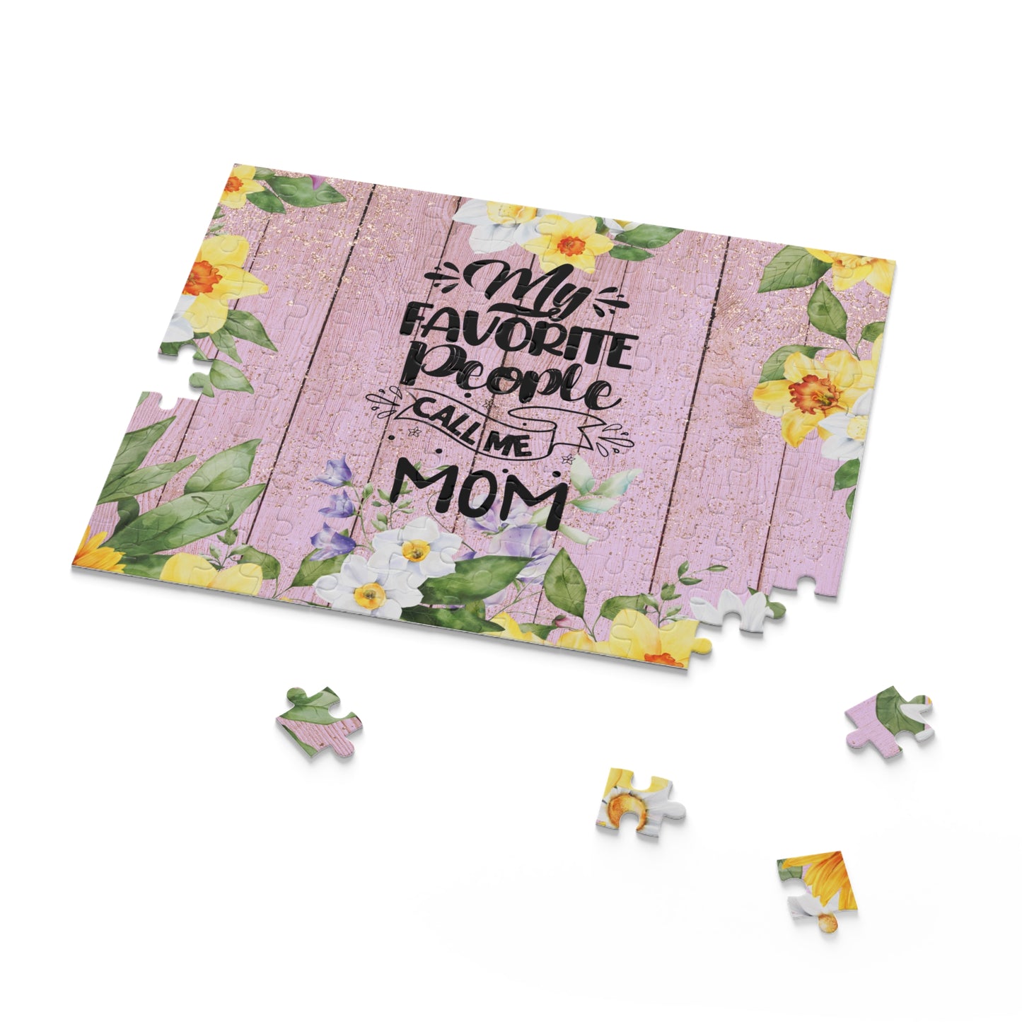 Personalised/Non-Personalised Puzzle, My Favorite people call me Mom (120, 252, 500-Piece)