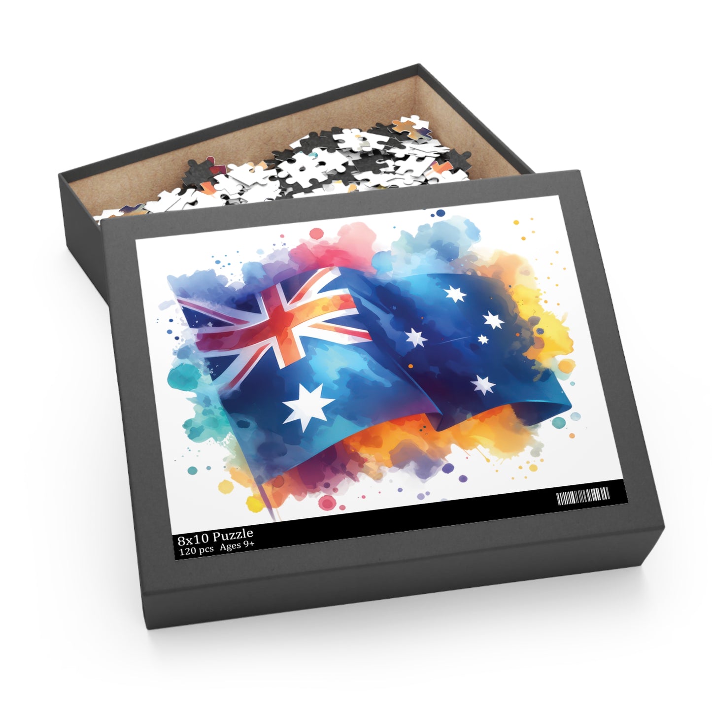 Personalised/Non-Personalised Puzzle, Australian Flag (120, 252, 500-Piece)