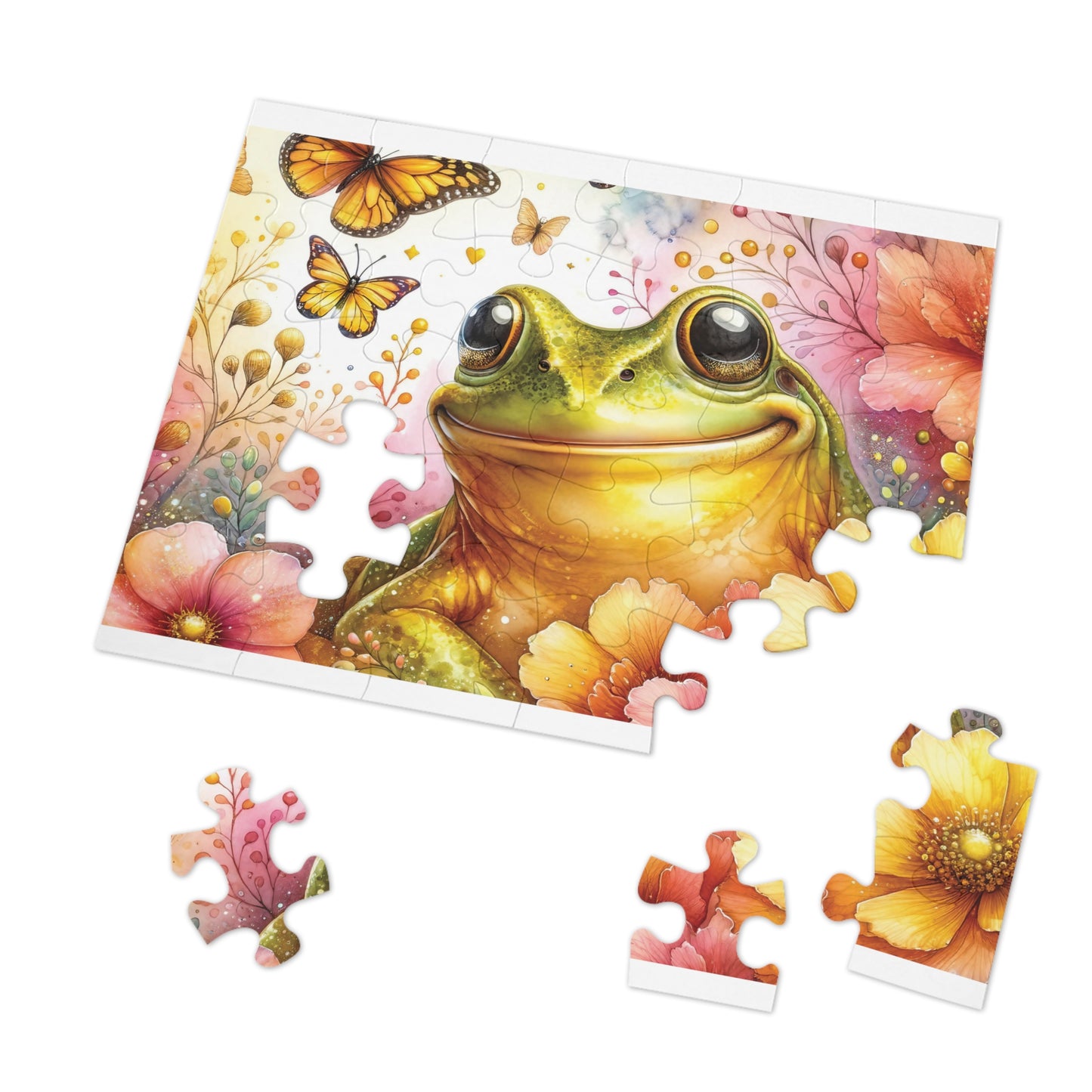 Jigsaw Puzzle, Frog, Personalised/Non-Personalised (30, 110, 252, 500,1000-Piece)