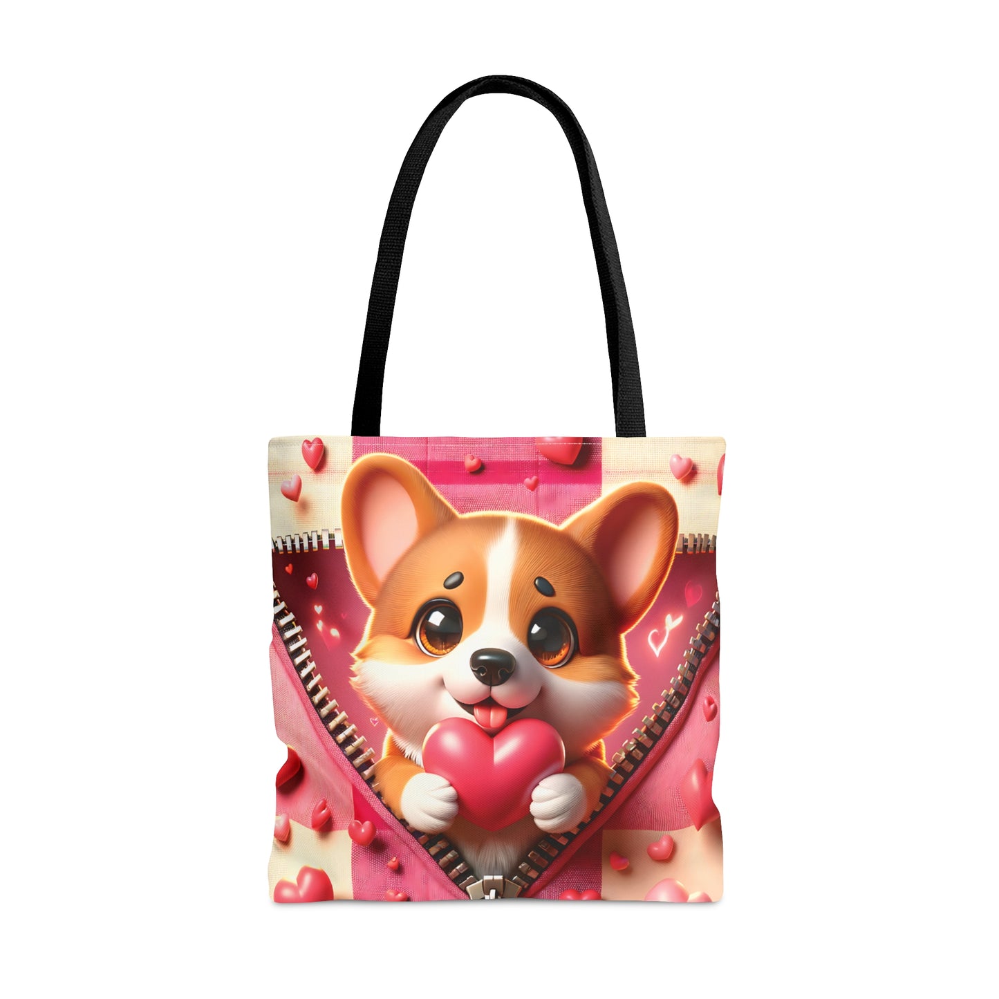 Tote Bag, Cute Dog, Personalised/Non-Personalised Tote bag