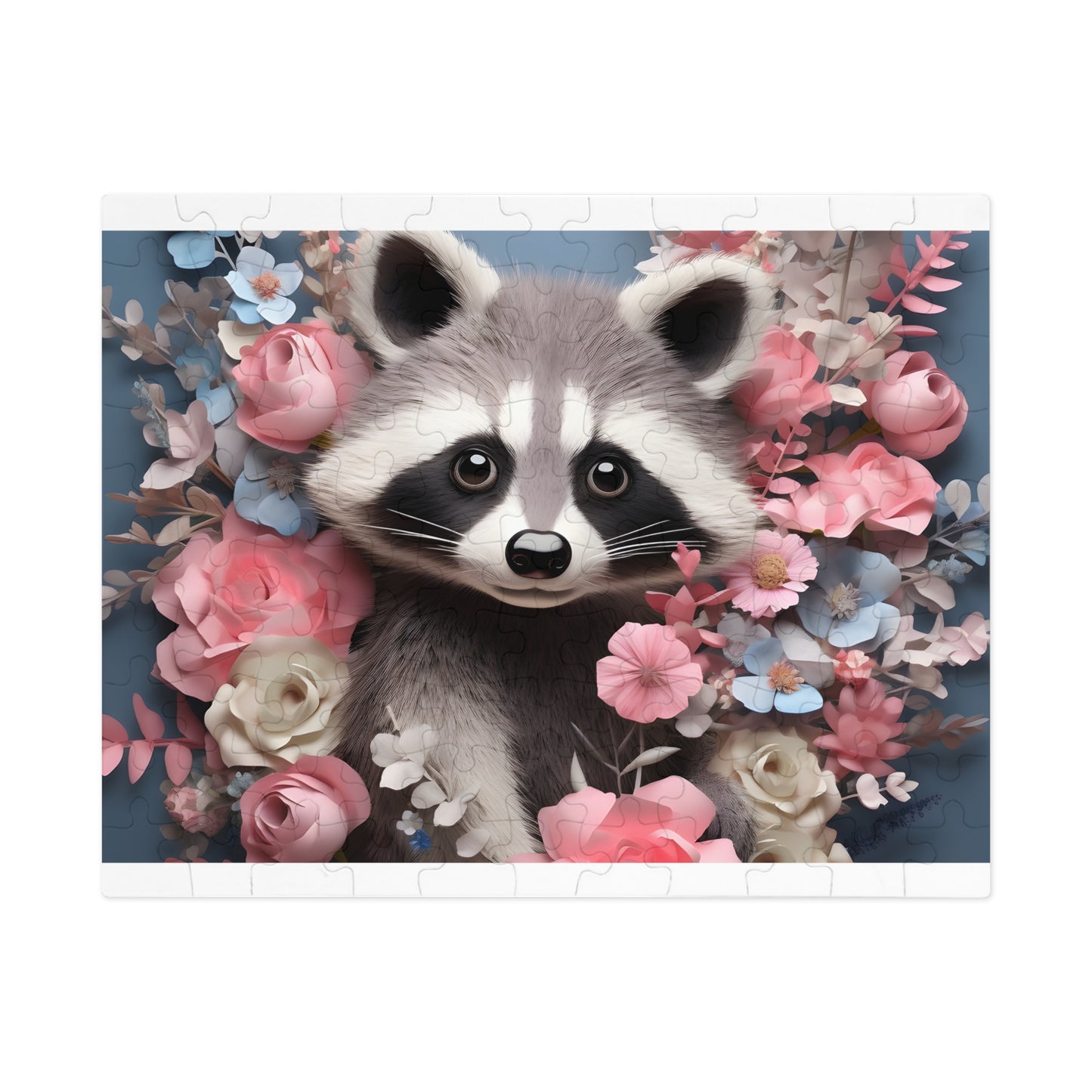 Jigsaw Puzzle, Racoon, Personalised/Non-Personalised (30, 110, 252, 500,1000-Piece)