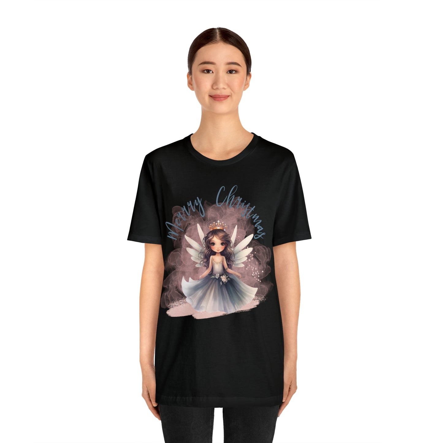 Unisex Jersey Short Sleeve Tee Christmas, Women's Fairy TShirt - A00003