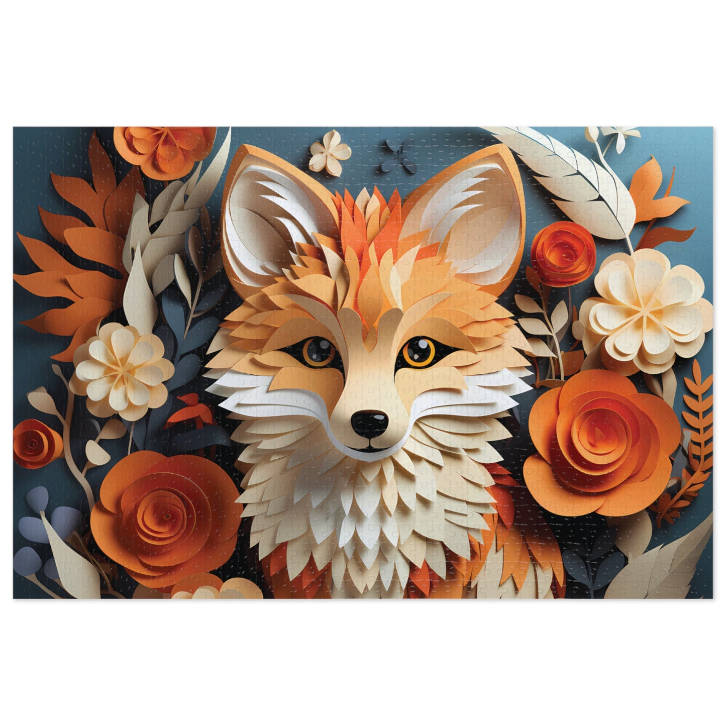 Jigsaw Puzzle, Fox, Personalised/Non-Personalised (30, 110, 252, 500,1000-Piece)