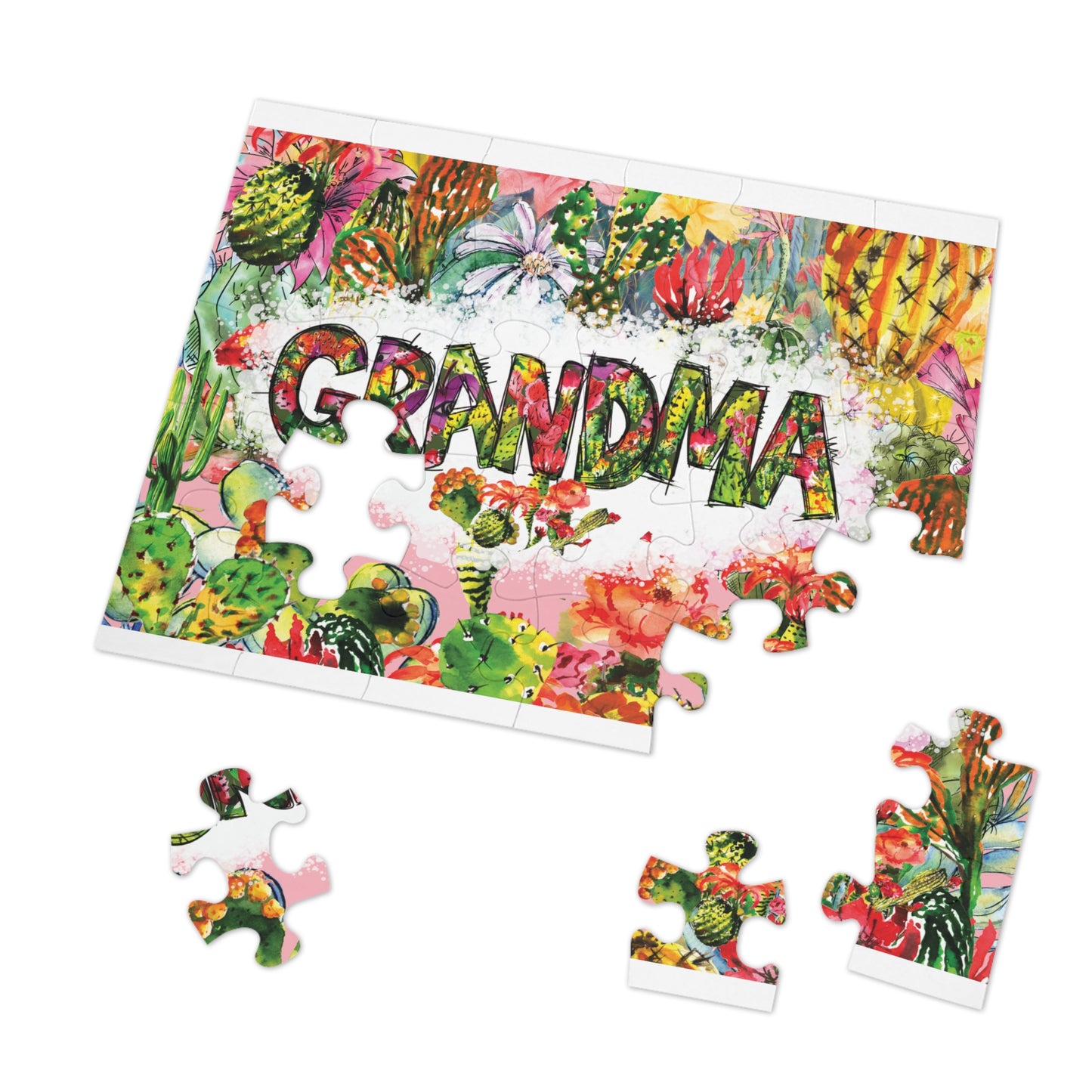 Jigsaw Puzzle, Grandma, Personalised/Non-Personalised (30, 110, 252, 500,1000-Piece)