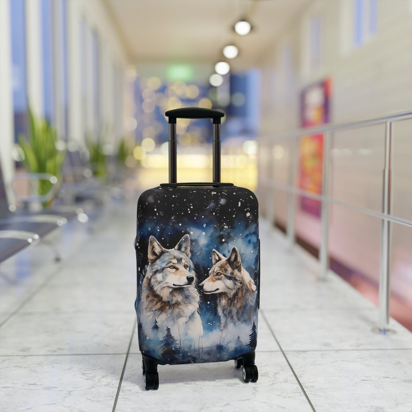 Luggage Cover, Wolves, awd-550