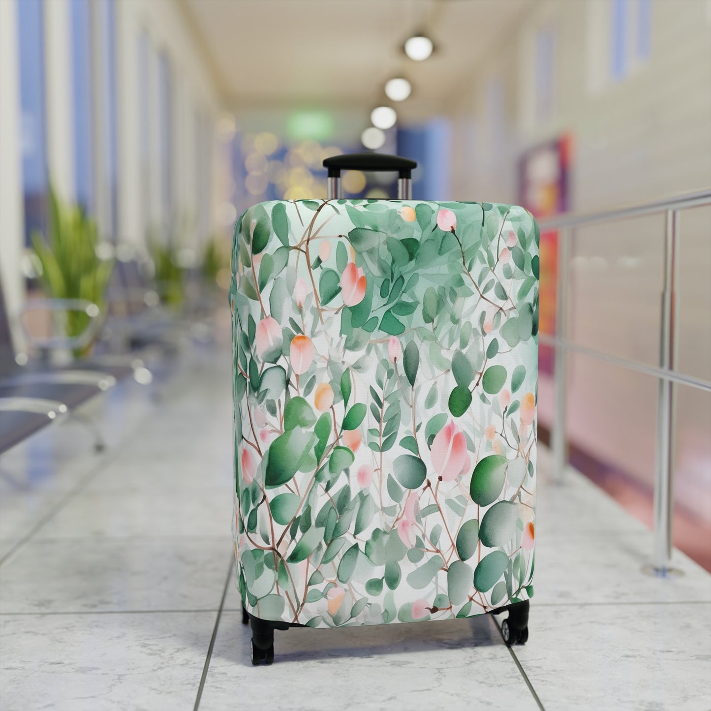 Luggage Cover, Eucalyptus Leaves, awd-345