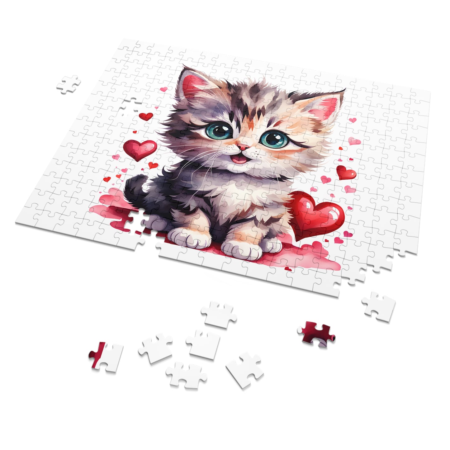 Jigsaw Puzzle, Cat, Personalised/Non-Personalised (30, 110, 252, 500,1000-Piece)