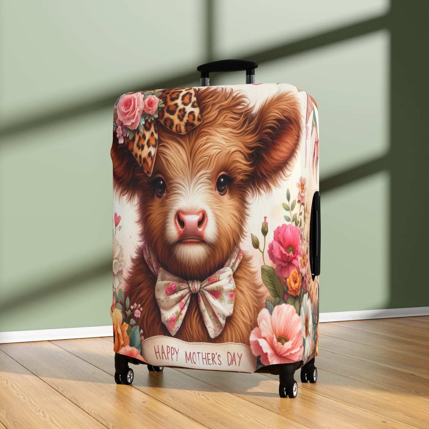 Luggage Cover, Highland Cow, awd-5000