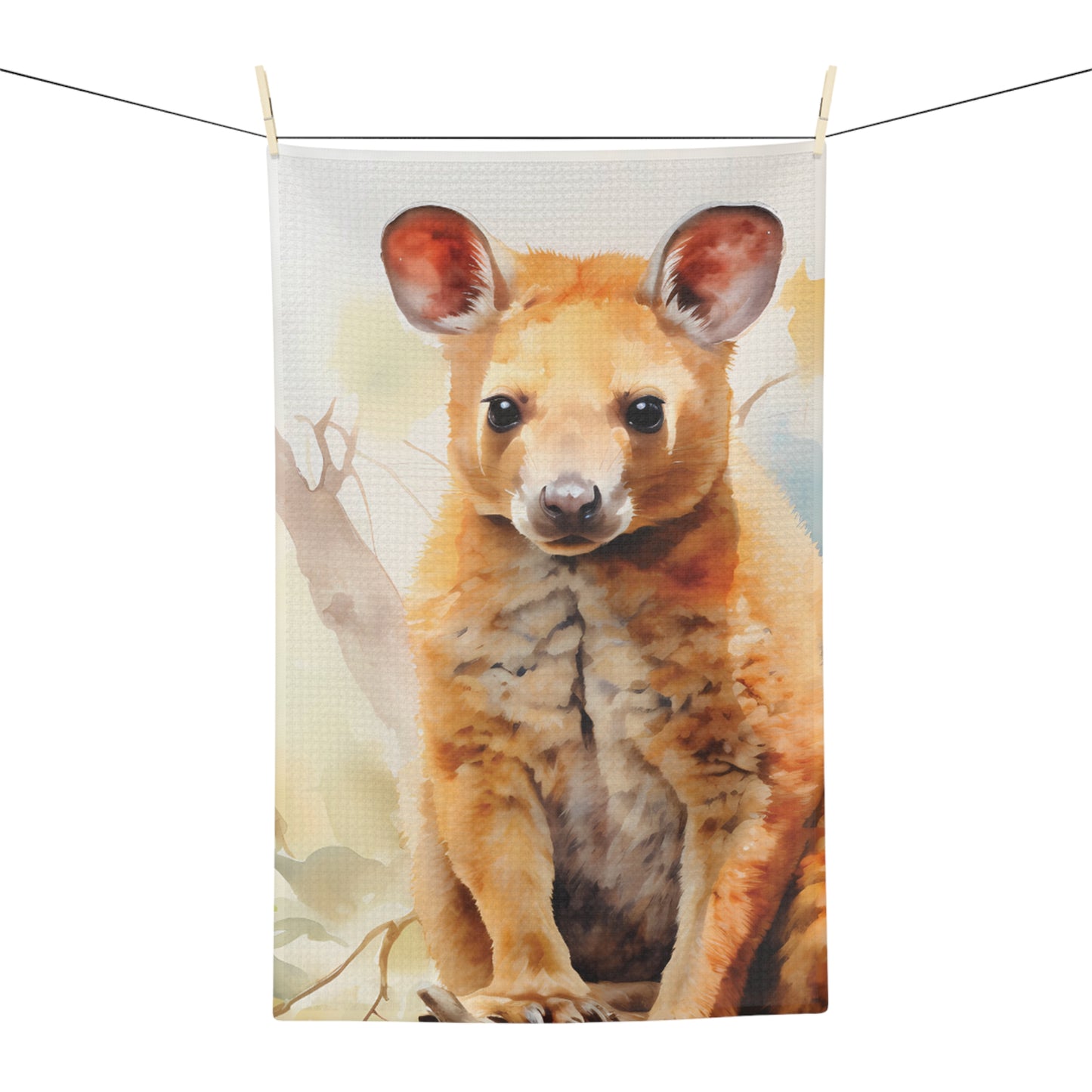 Microfiber Tea Towel, Australian Animals, Quokka