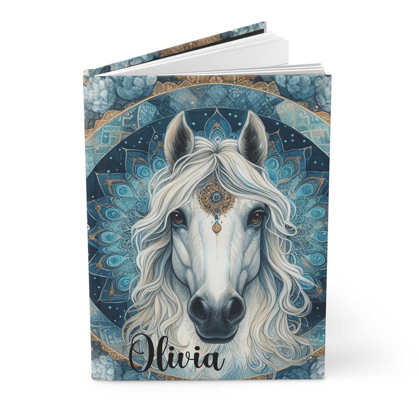 Personalised Hardcover Journal Matte, Horse, awd-1704