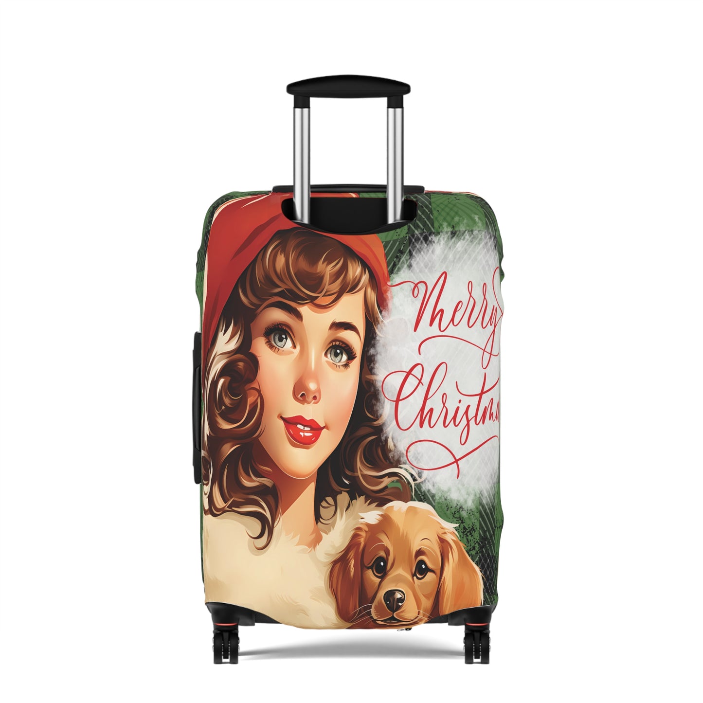 Luggage Cover, Vintage Christmas, awd-734