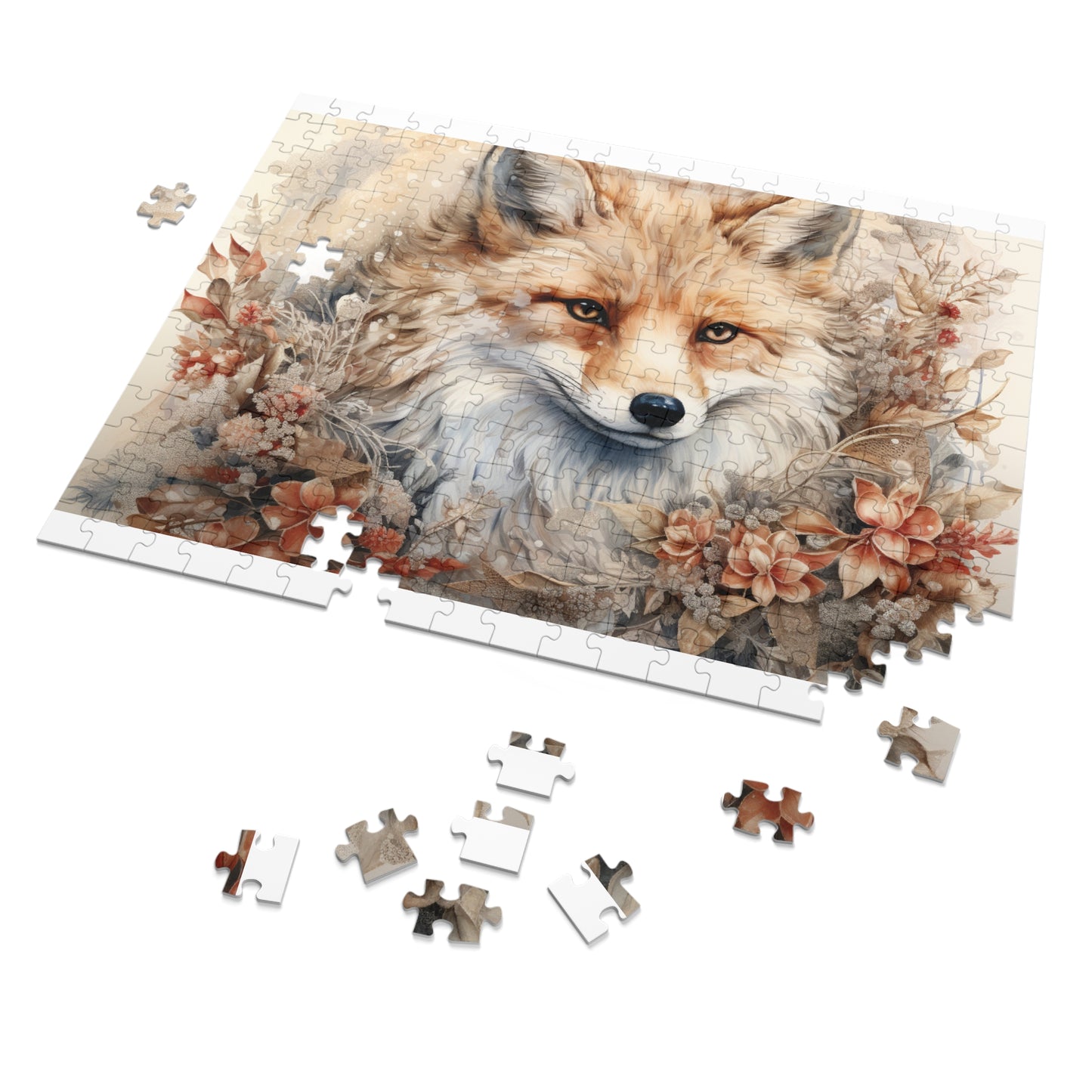 Jigsaw Puzzle, Fox, Personalised/Non-Personalised (30, 110, 252, 500,1000-Piece)