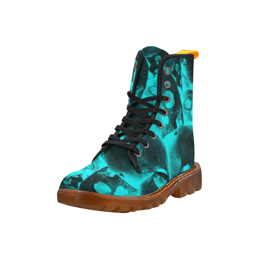 Martin Boots For Men Cool Skull