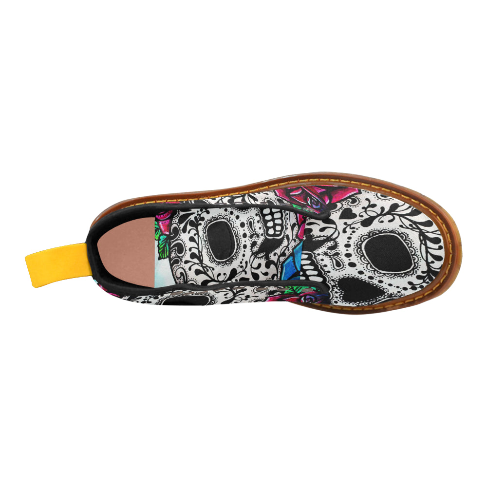 sugar skull Martin Boots For Women Model 1203H