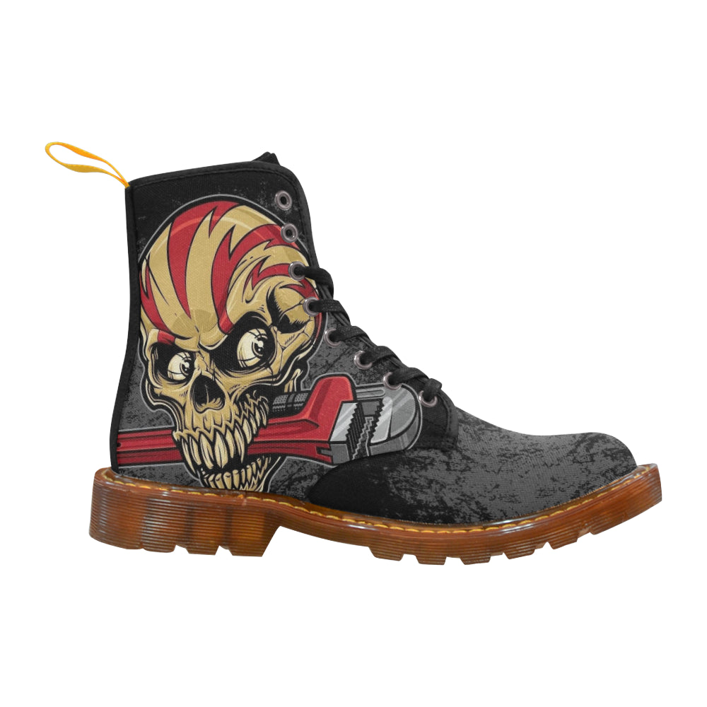 Skull with saw Martin Boots For Women Model 1203H