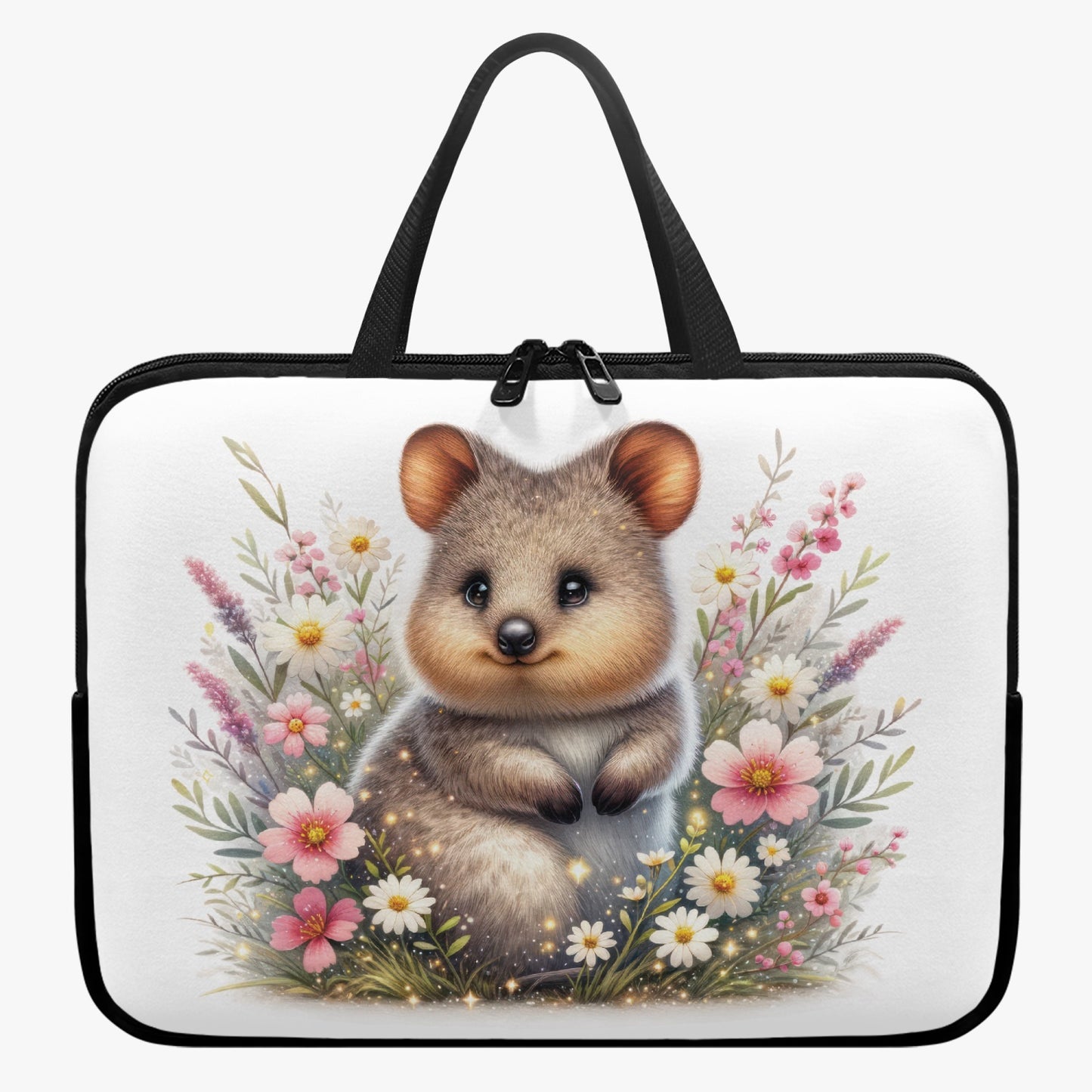 Laptop Sleeve with Handles - Australian Animals - Quokka