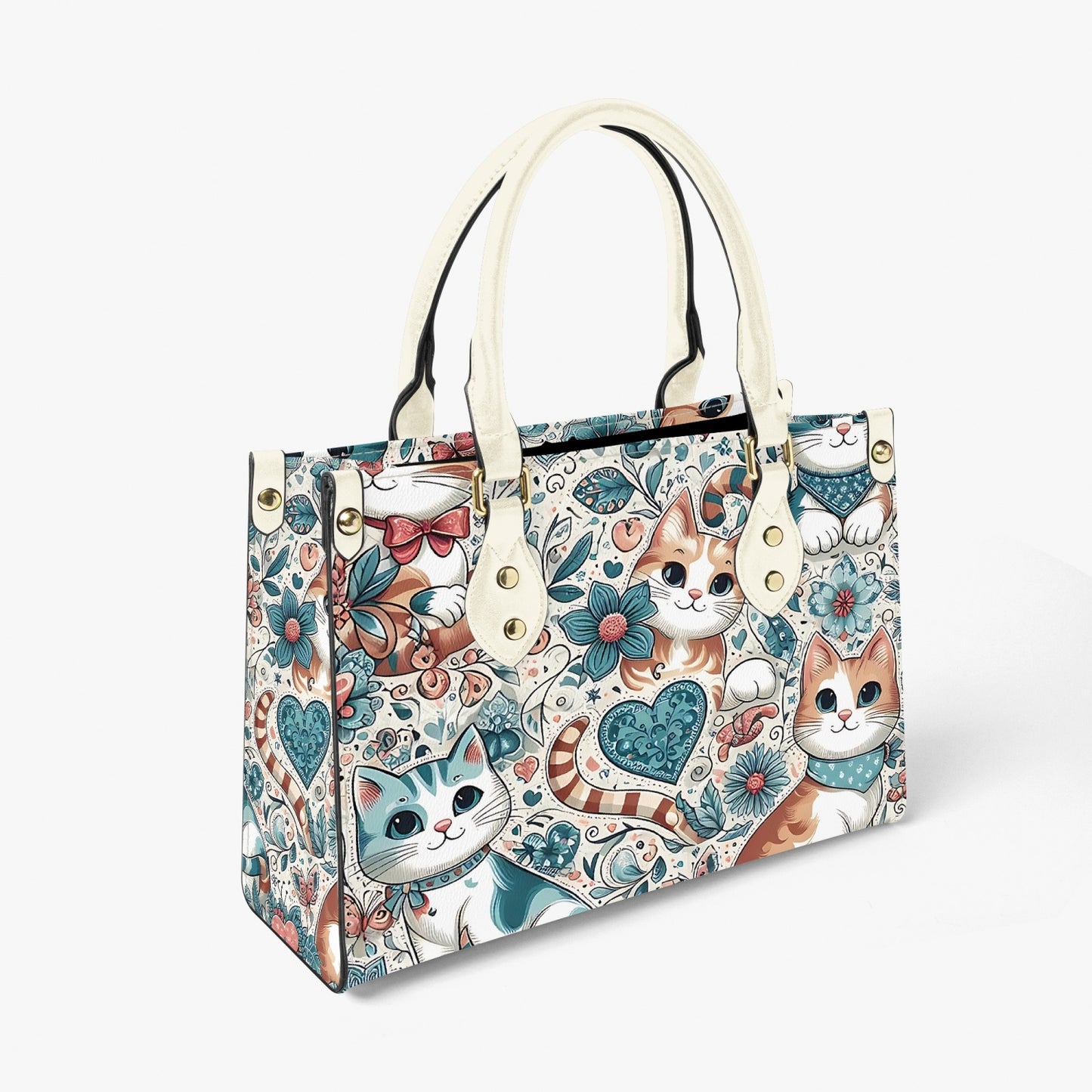 Women's Tote Bag - Long Strap - Cats