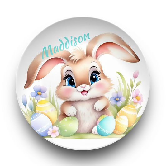 Easter Bunny Personalised Easter Plate