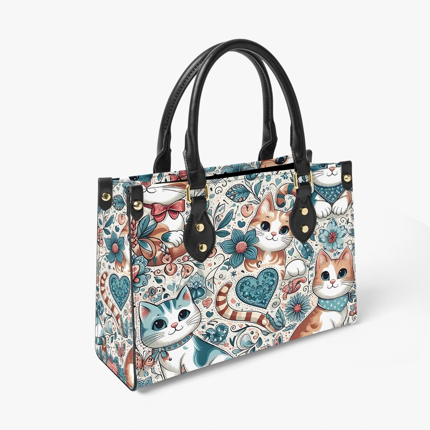 Women's Tote Bag - Long Strap - Cats