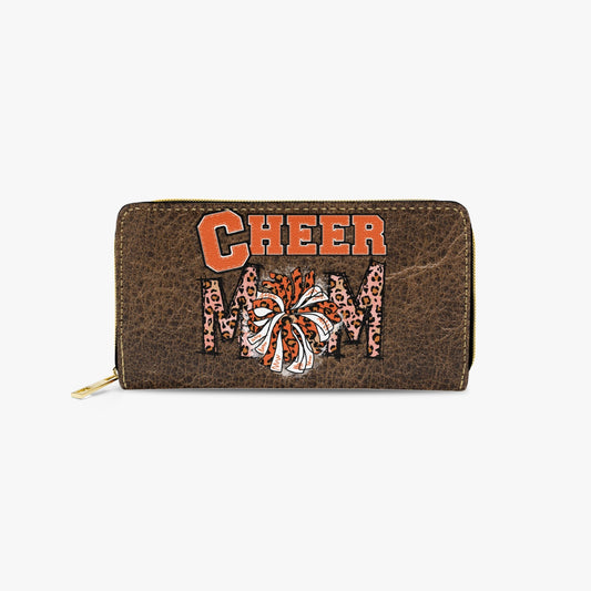 Long Type Zipper Purse - Cheer Mum/Mom