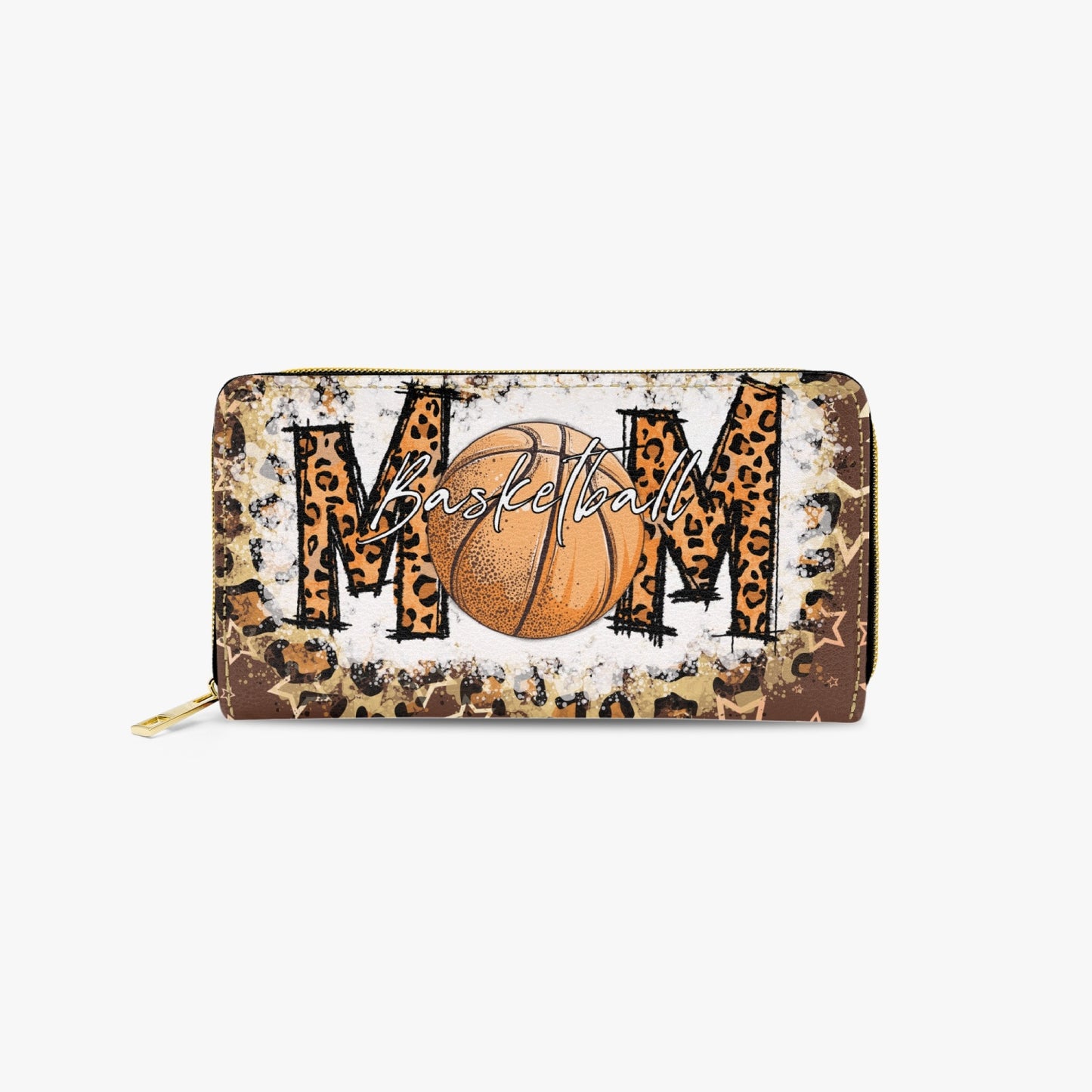 Long Type Zipper Purse - Basketball Mom