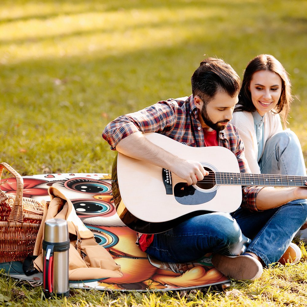 Round Picnic Mat Round outdoor picnic mat