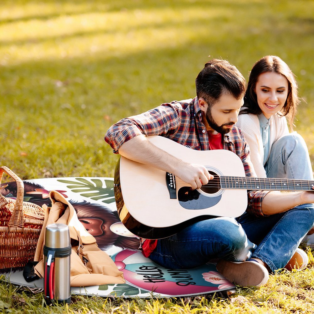 Round Picnic Mat Round outdoor picnic mat