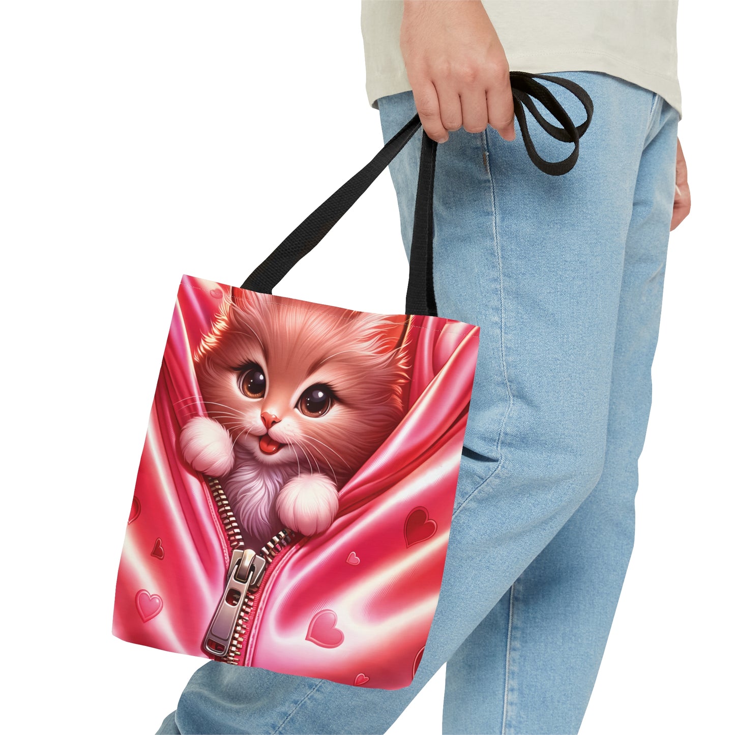 Tote Bag, Cat, Personalised/Non-Personalised Tote bag