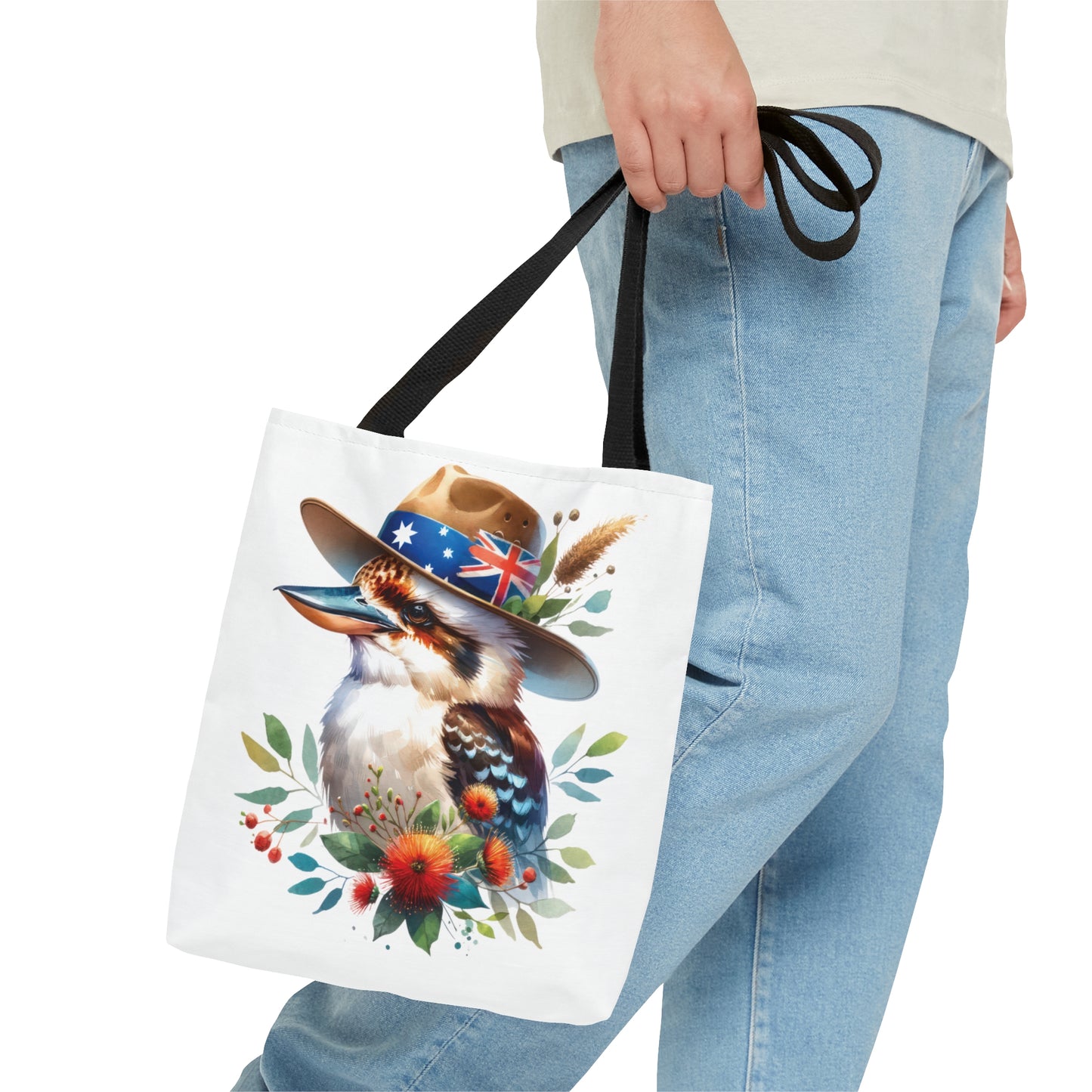 Tote Bag, Australian Animals, Kookaburra, Personalised/Non-Personalised Tote bag