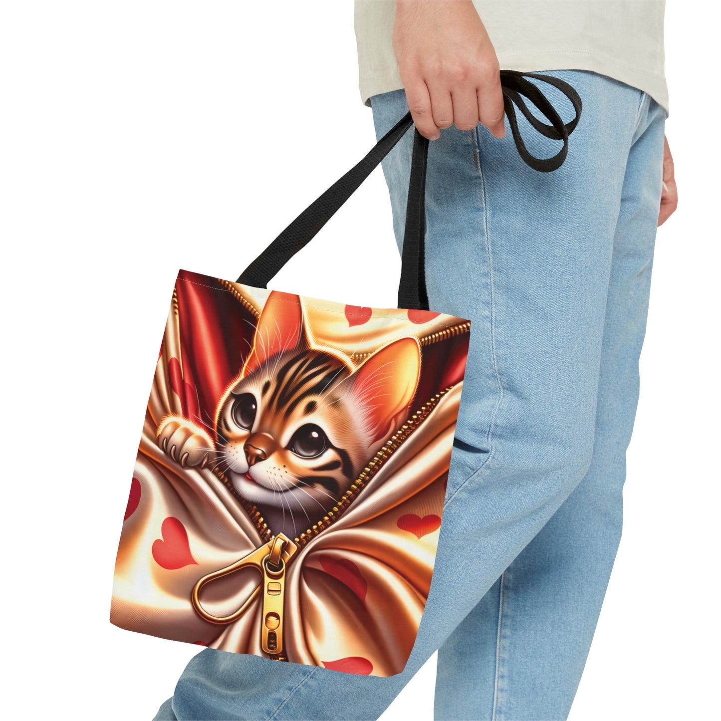 Tote Bag, Cat, Personalised/Non-Personalised Tote bag