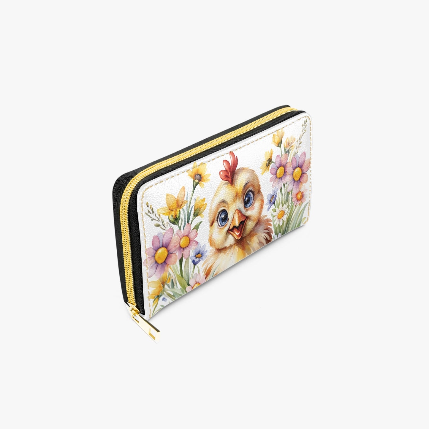 Long Type Zipper Purse - Chicken