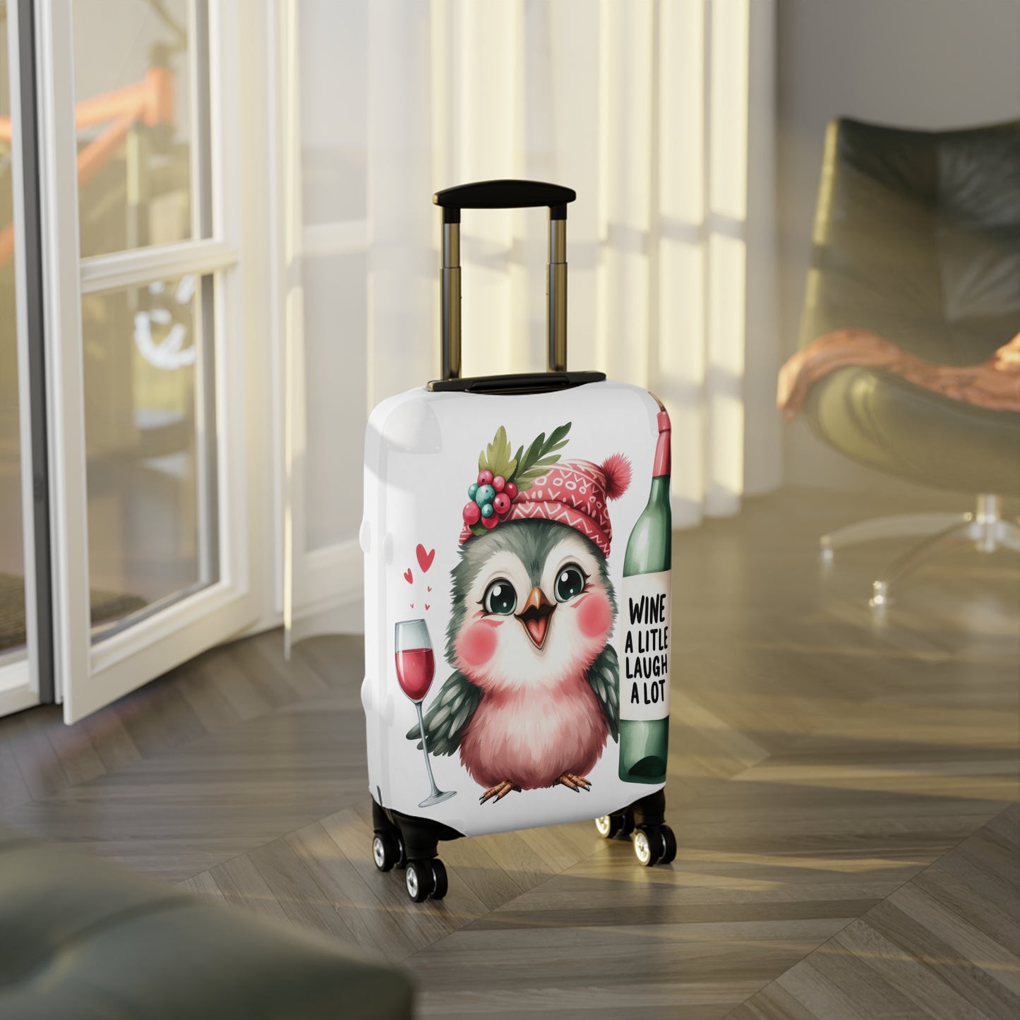 Luggage Cover, Cute Bird, awd-1647