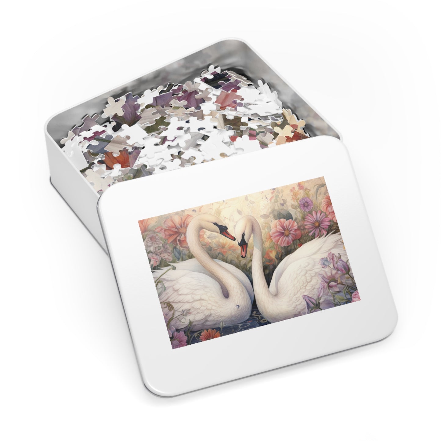 Jigsaw Puzzle, Swan, Personalised/Non-Personalised (30, 110, 252, 500,1000-Piece)