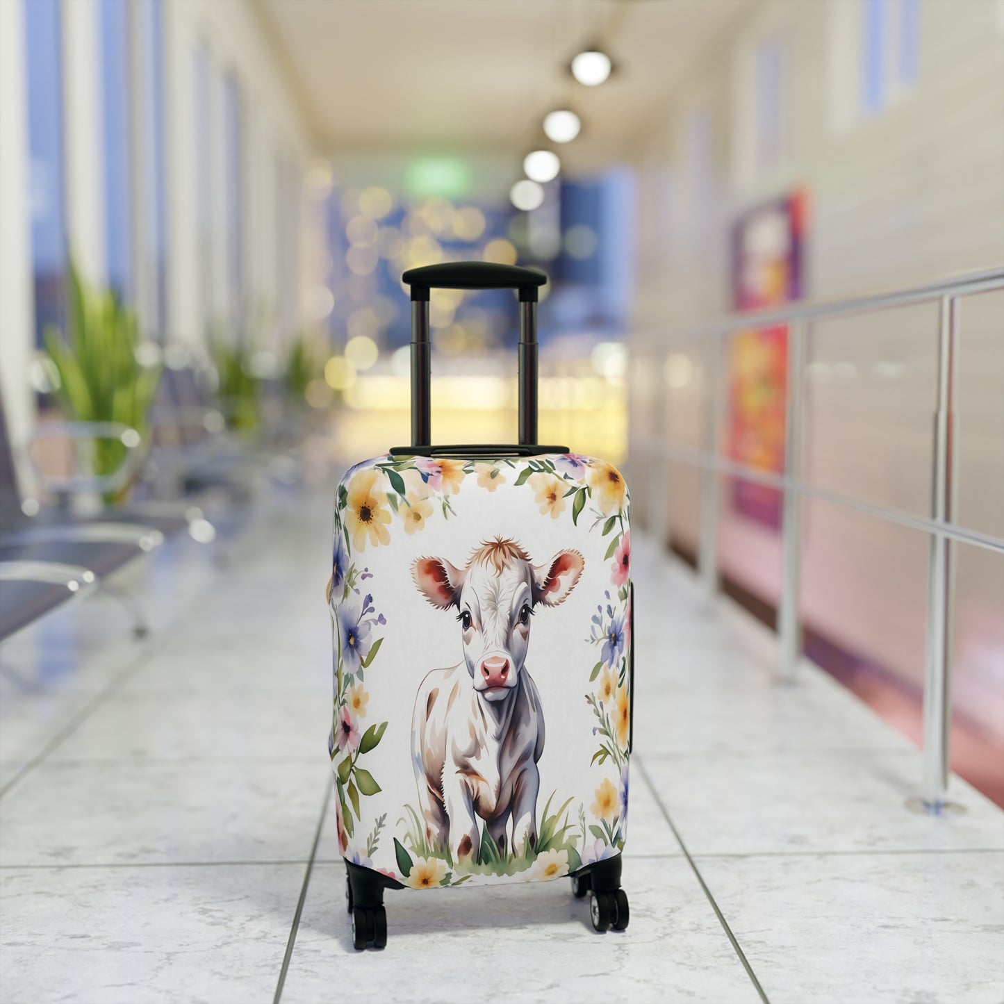 Luggage Cover, Cow, awd-306