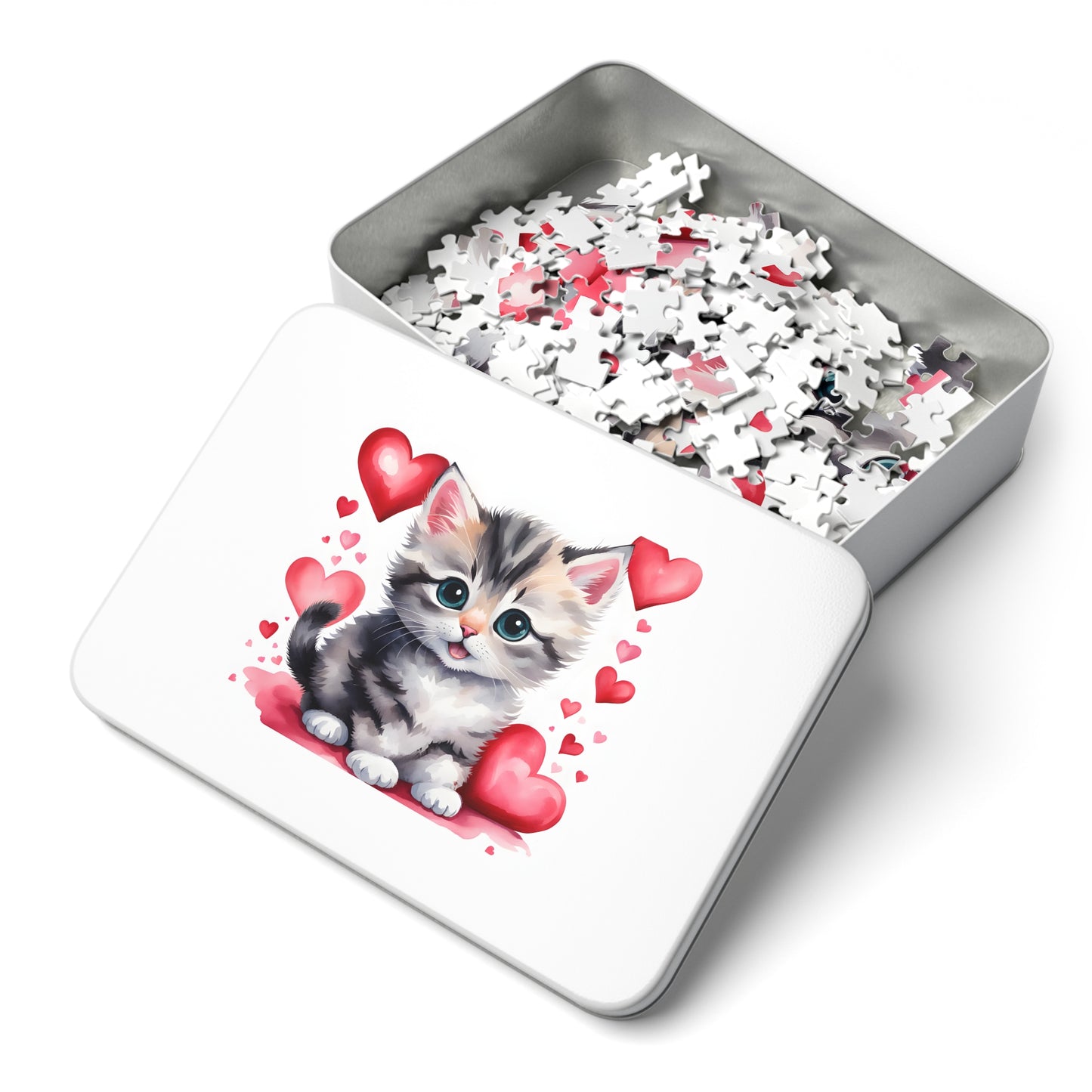 Jigsaw Puzzle, Cat, Personalised/Non-Personalised (30, 110, 252, 500,1000-Piece)