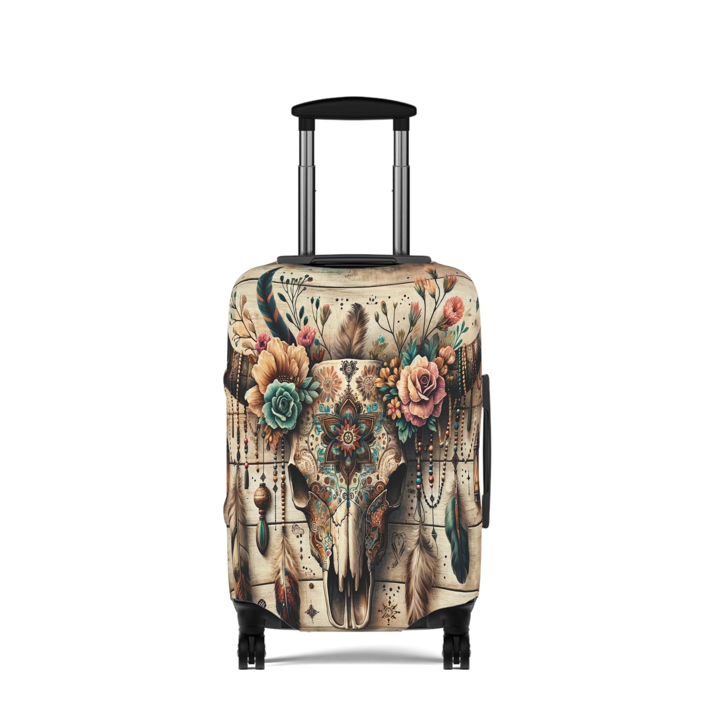 Luggage Cover, Country and Western, Boho Country Skull, awd-1810