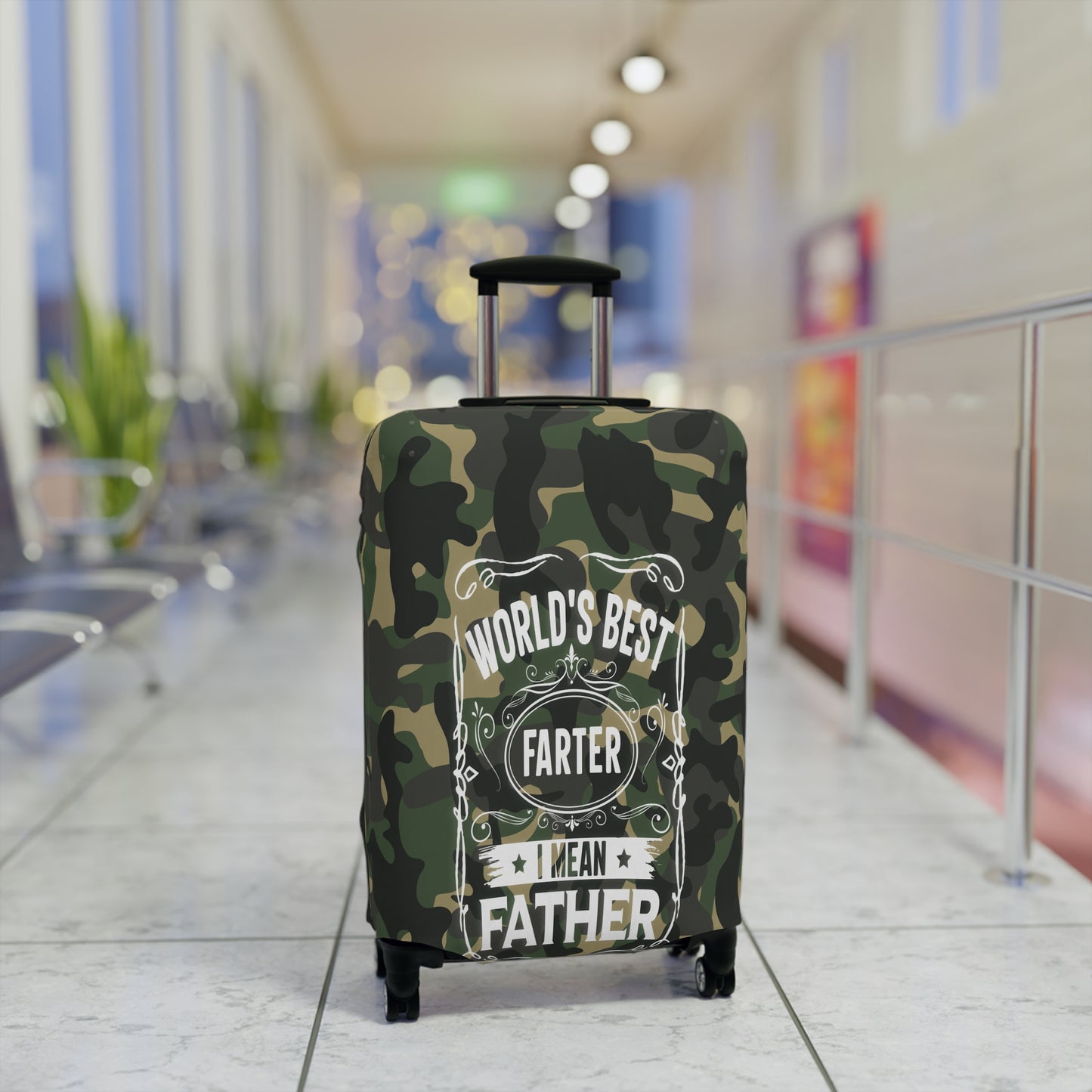 Luggage Cover, World's Best Father, awd-518