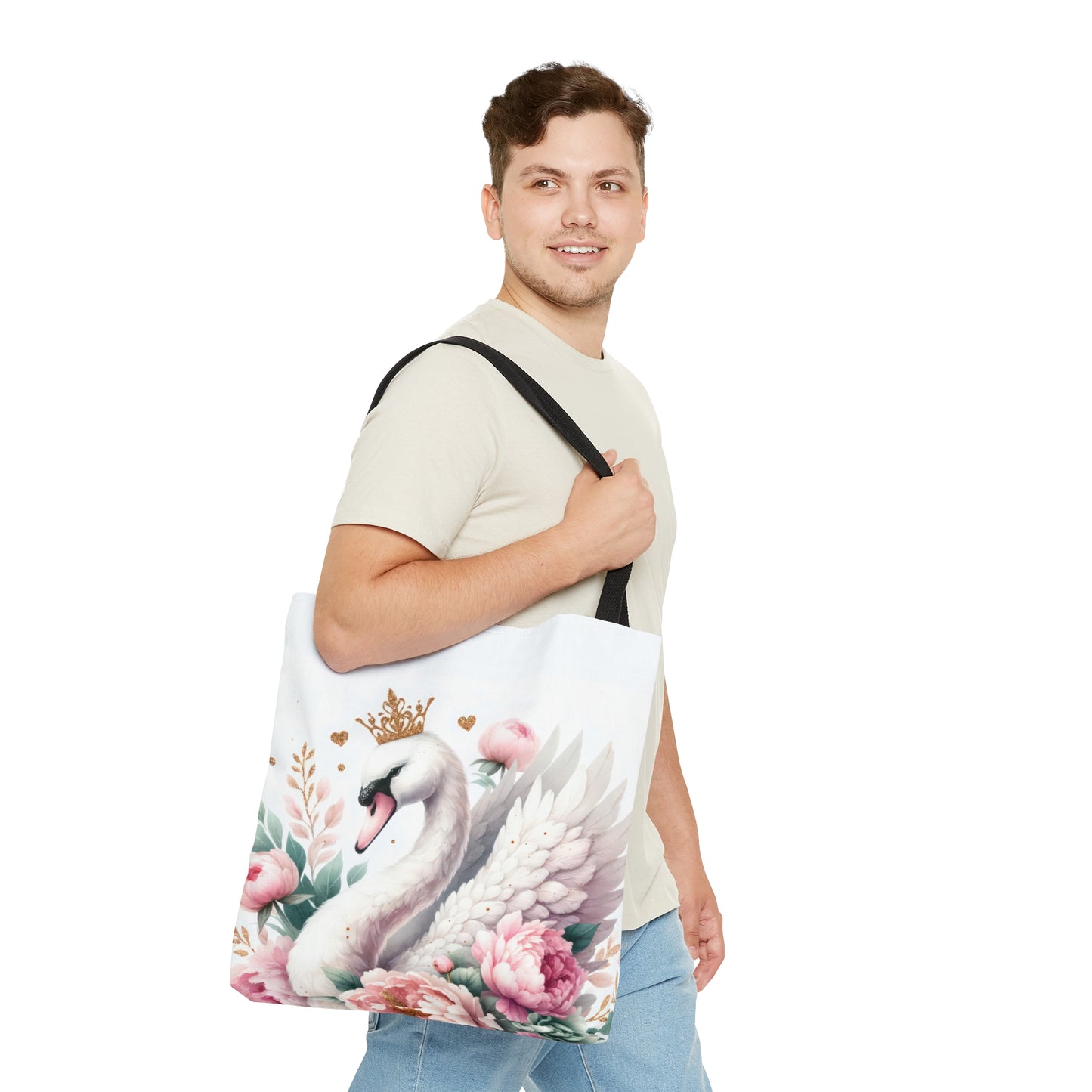 Tote Bag, Swan, Personalised/Non-Personalised Tote bag