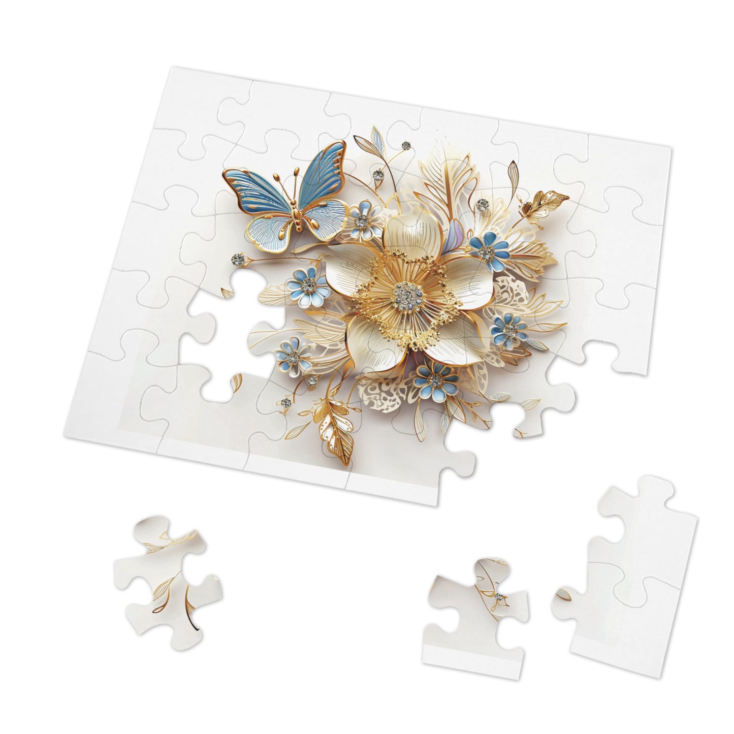 Jigsaw Puzzle, Floral, Personalised/Non-Personalised (30, 110, 252, 500,1000-Piece)