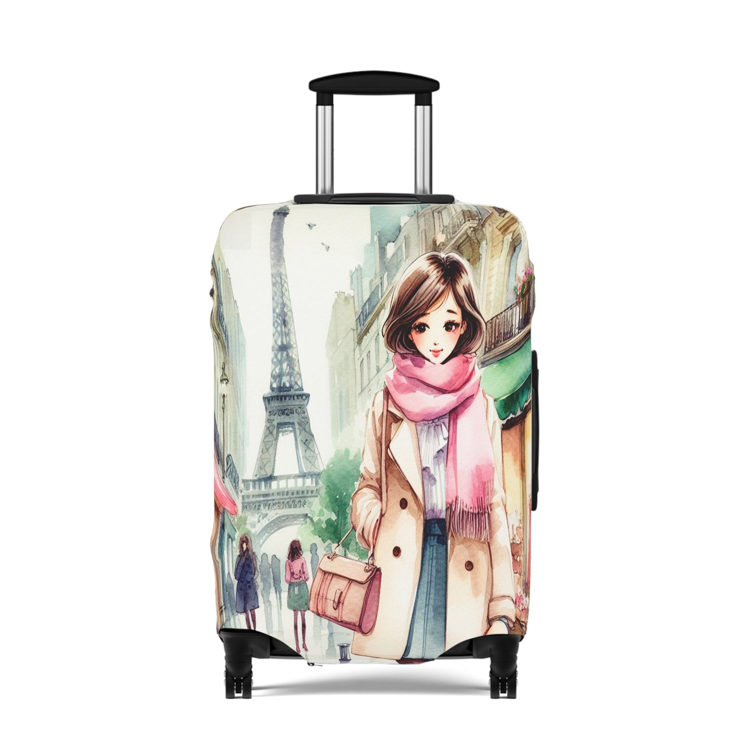 Luggage Cover, Just a Girl Who loves Travelling, awd-2107