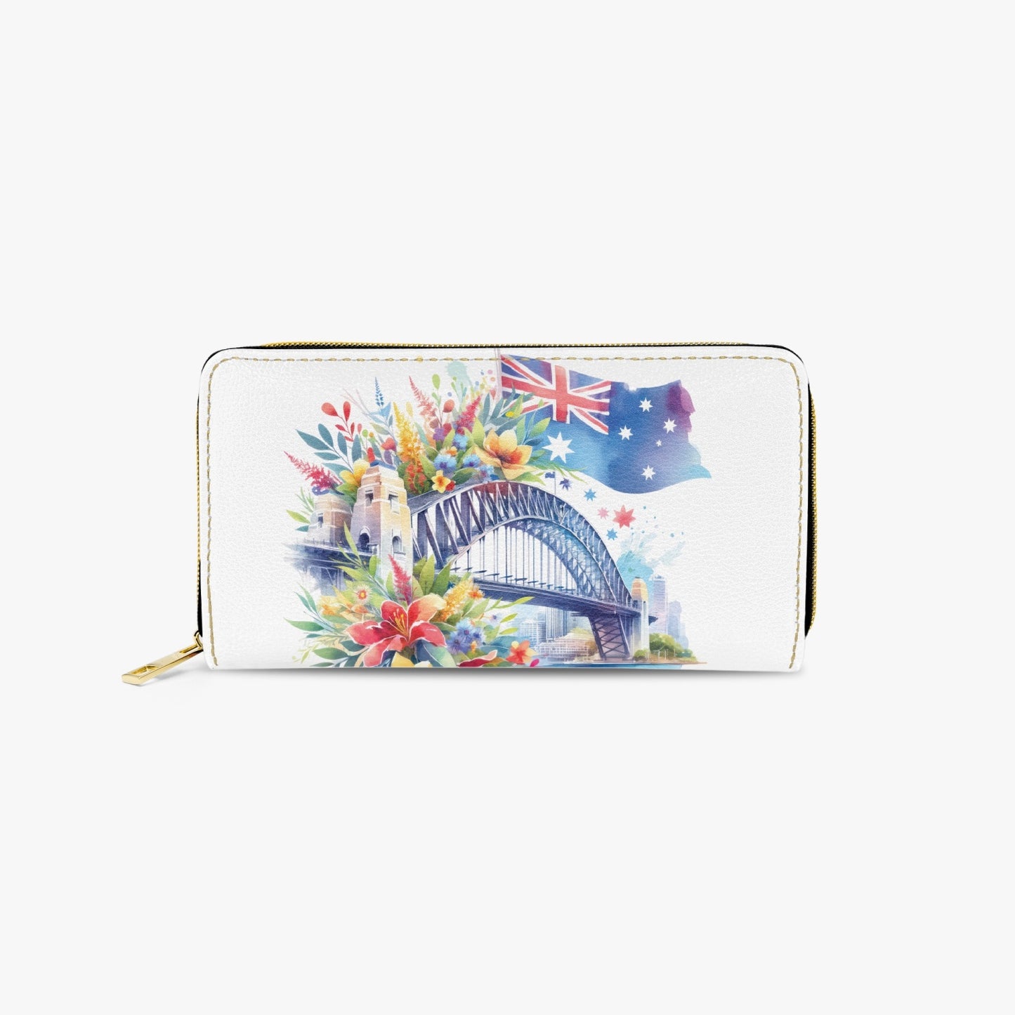 Long Type Zipper Purse, Sydney Harbour Bridge, awd-1315