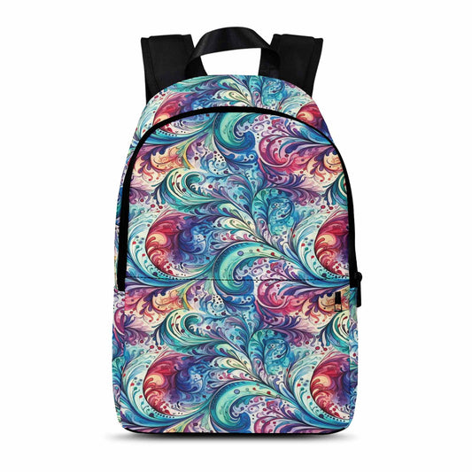 Rainbow Paisley  Adult Casual Backpack