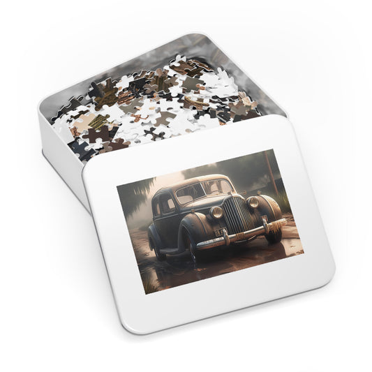 Jigsaw Puzzle, Vintage Car, Personalised/Non-Personalised (30, 110, 252, 500,1000-Piece)