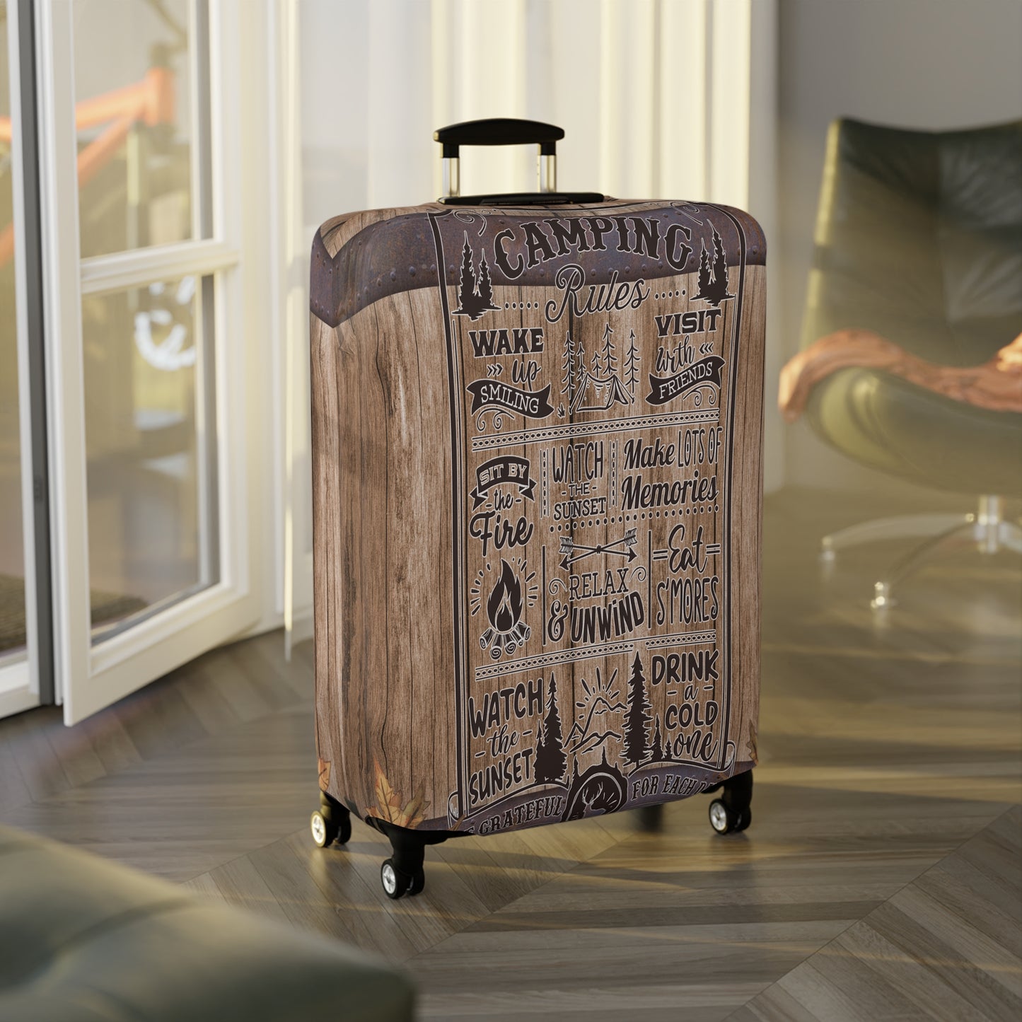 Luggage Cover, Camping Rules, awd-548