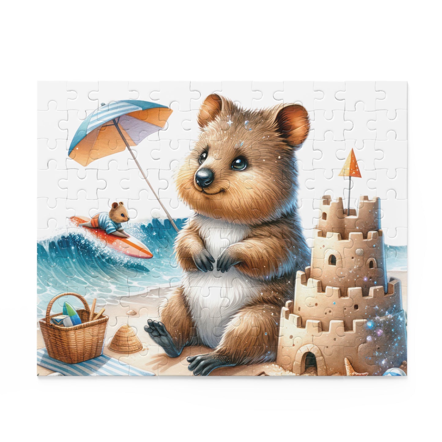 Personalised/Non-Personalised Puzzle, Quokka (120, 252, 500-Piece)