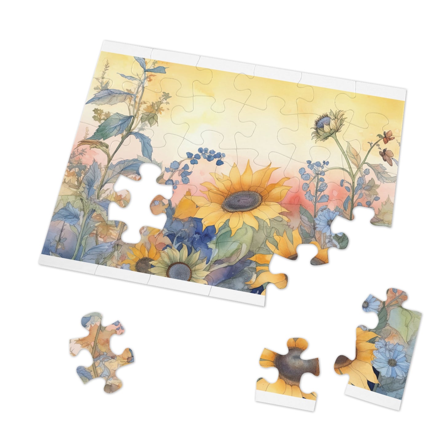 Jigsaw Puzzle, Floral, Personalised/Non-Personalised (30, 110, 252, 500,1000-Piece)