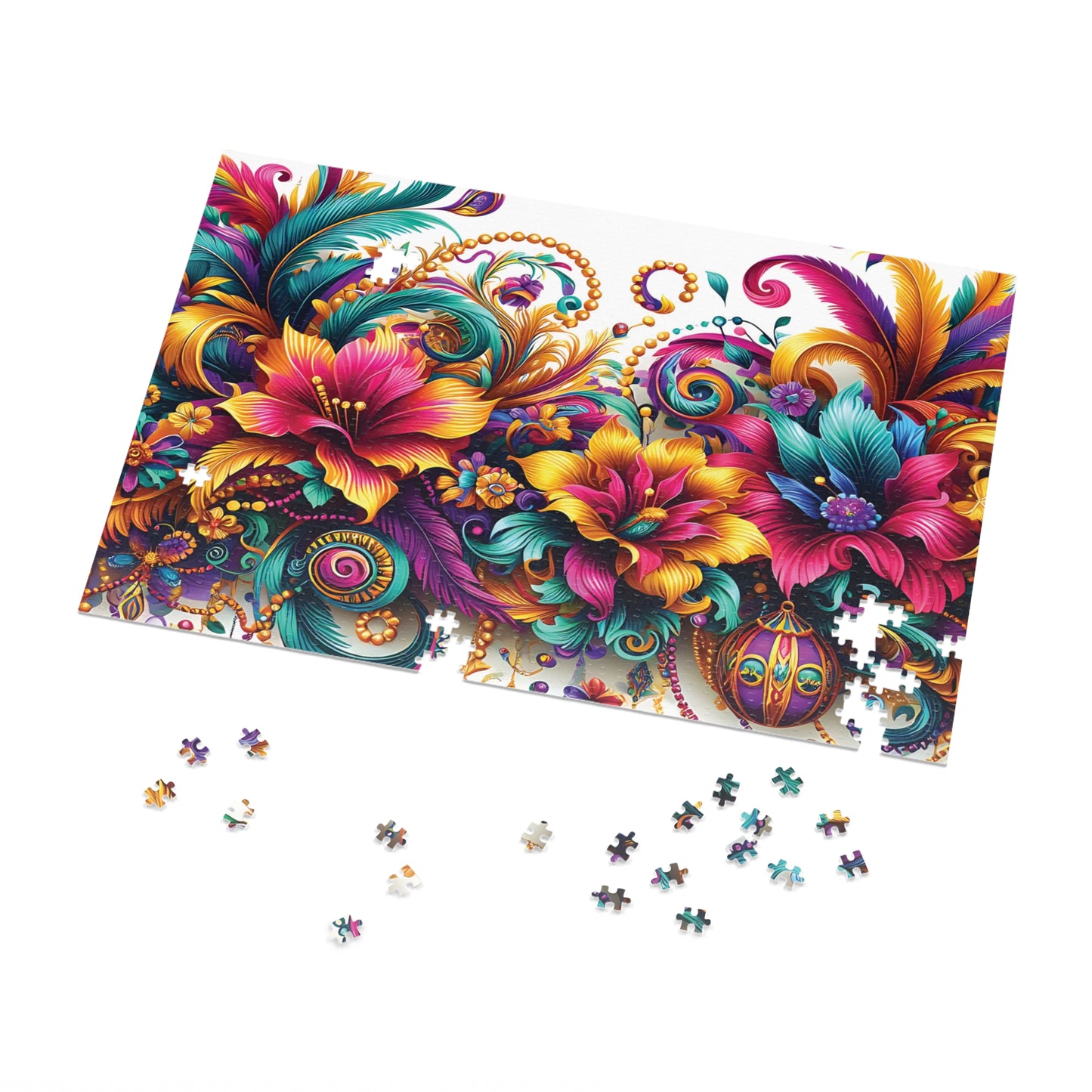 Jigsaw Puzzle, Floral, Personalised/Non-Personalised (30, 110, 252, 500,1000-Piece)