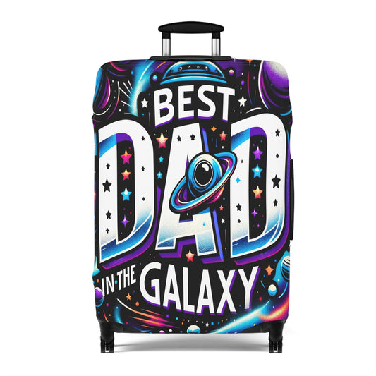 Luggage Cover, Best Dad in the Galaxy, awd-1463