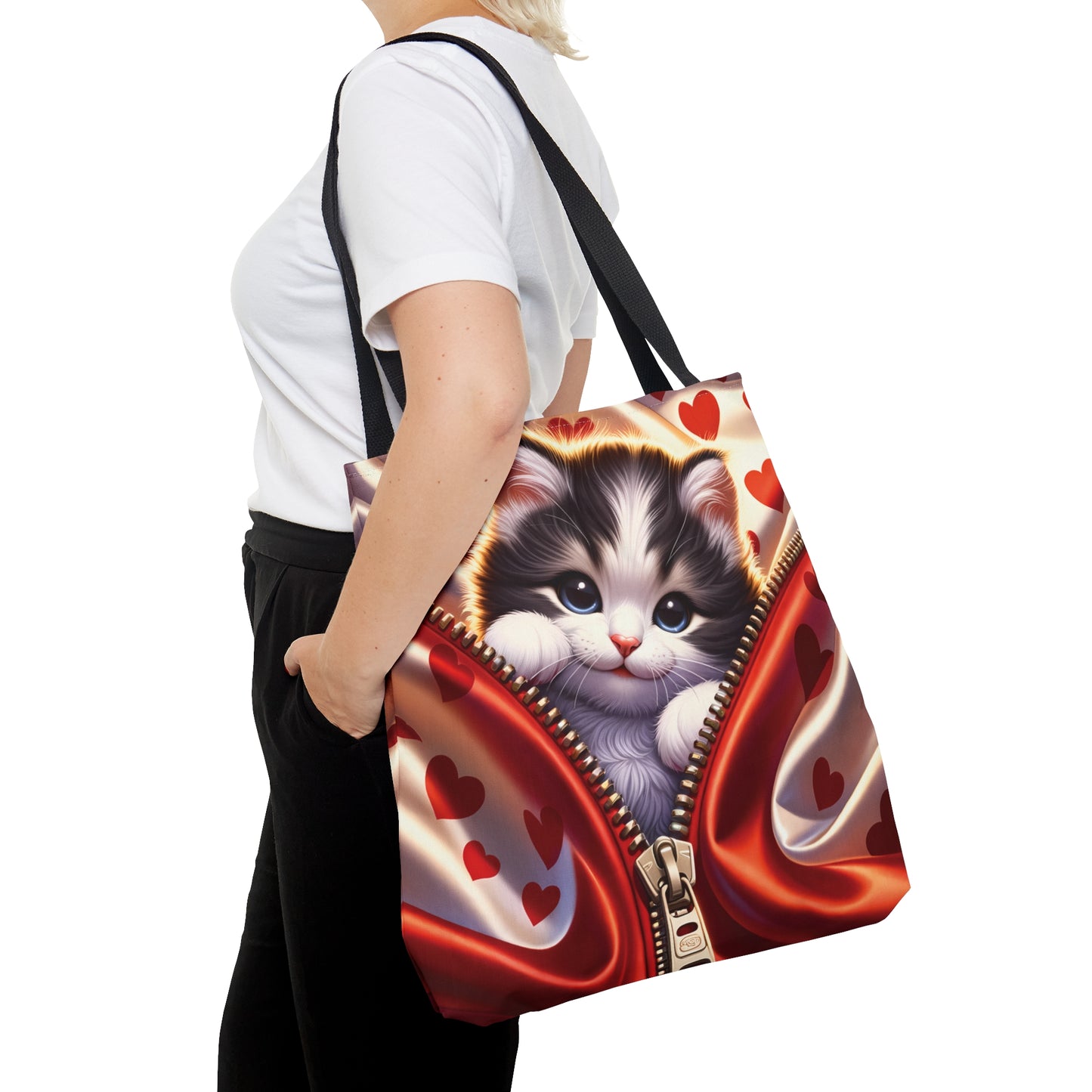 Tote Bag, Cat, Personalised/Non-Personalised Tote bag