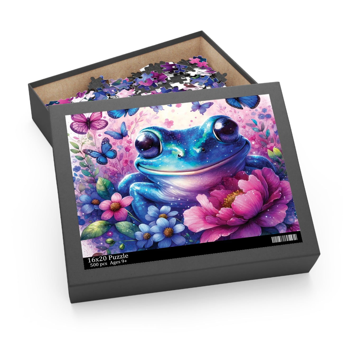 Personalised/Non-Personalised Puzzle, Frog (120, 252, 500-Piece)